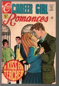 Career Girl Romances #47 1968-student-teacher taboo romance-high grade-VF