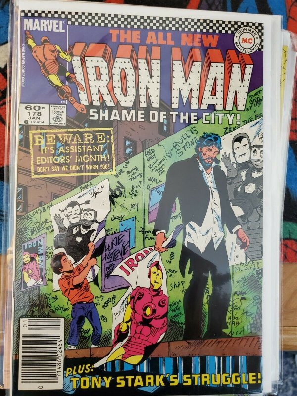 Iron Man #178 Marvel (84) VF