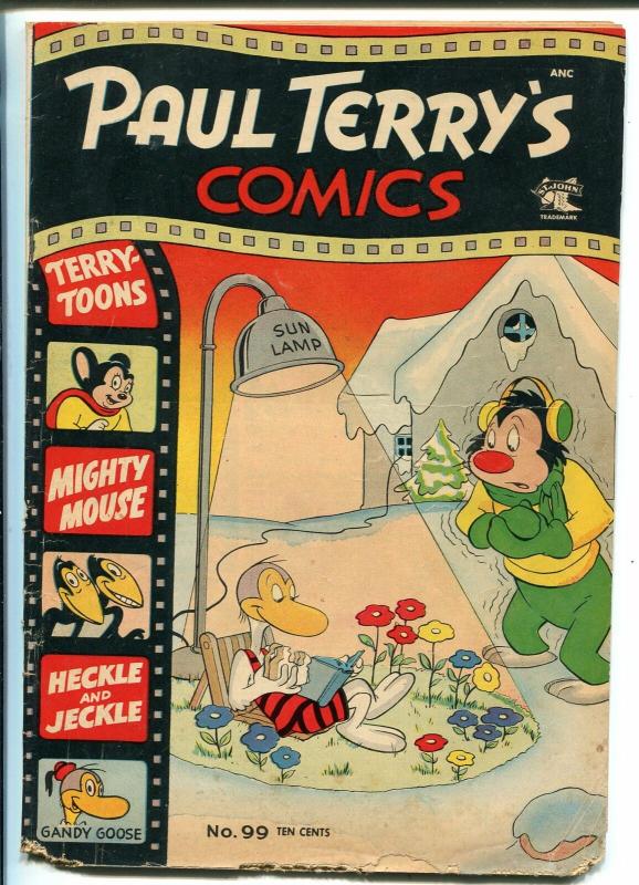 Paul Terry's #99 1953-St John-Mighty Mouse-Heckle & Jeckle-Gandy Goose-FR