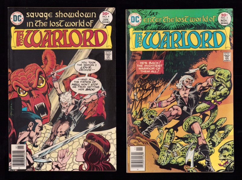 Warlord #1-6 + DC 1st Issue Special #8 - Warlord 1st & 2nd App. 7 Pc LOT 1975/76