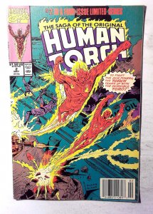 Saga of the Original Human Torch #2 (1990) Marvel Comics Newsstand Comic