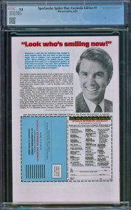 Spectacular Spider-Man 1: Facsimile Edition CGC 9.8 Marvel 2022