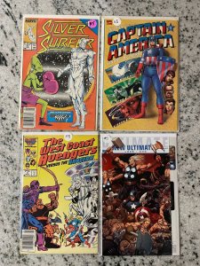 4 Comics Ultimates 1 Coast Avengers 8 Captain America 1 Sil Surfer 33 NM 52 J801 