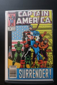 Captain America #345 Newsstand Edition (1988)
