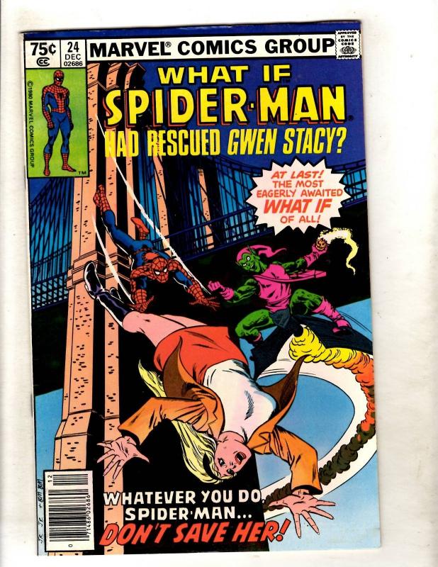 What If ? # 24 NM Marvel Comic Book Gwen Stacy Hadn't Died Spider-Man JF11