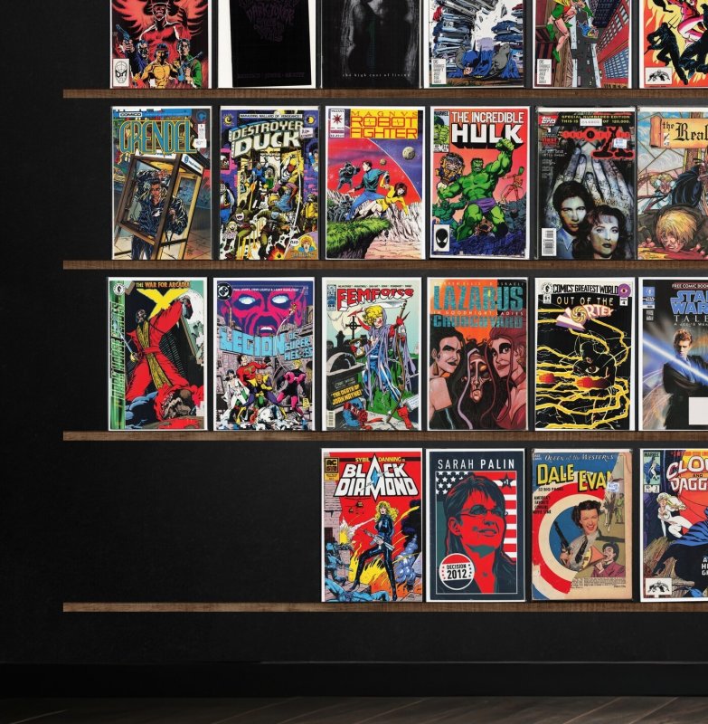 Huge Lot 150+ Comics with Star Wars, The Incredible Hulk, X, Grendel & More!