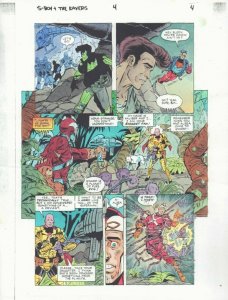 Superboy and the Ravers #4 p.4 Color Guide Art - Half-Life by John Kalisz