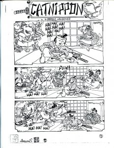 Catnippon 1986-Sergio Aragones art-rare-comix/fanzine-FN