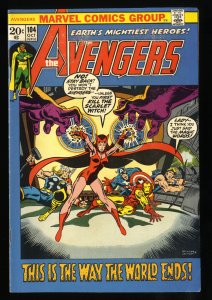 Avengers #104 FN- 5.5 White Pages