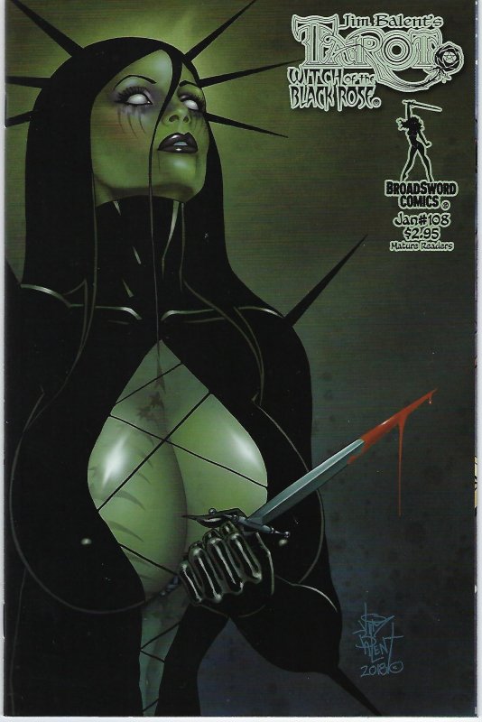 Tarot Witch of the Black Rose # 108 Variant Cover B !!! Jim Balent !!! NM