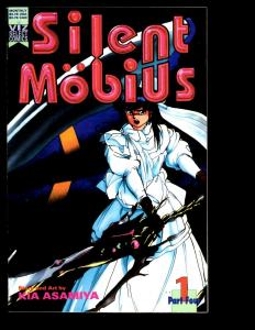 7 Silent Mobius Viz Select Comics Pt. 3 #3 5 Pt. 4 #1 2 3 4 5 Manga Sci-Fi JF18