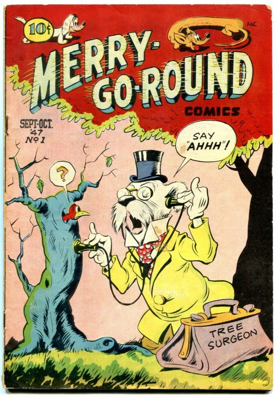 Merry-Go-Round #1 1947- Canadian edition- Golden Age Funny Animals