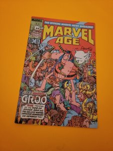 1985 Marvel Age 24 Groo Sergio Aragones FN- Spider-Man Don Drake new talent 
