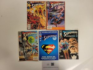 5 Superman DC Comic Books #46 47 49 51 78 56 TJ18