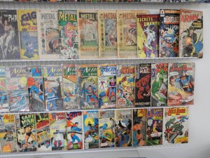 Huge 140+ Silver/Bronze Comics Low Grade Lot!! W/ Action Comics, Iron Man + MORE