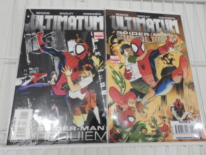 Ultimatum Spider-Man Requiem #1-2 Complete Set Avg NM- Condition!