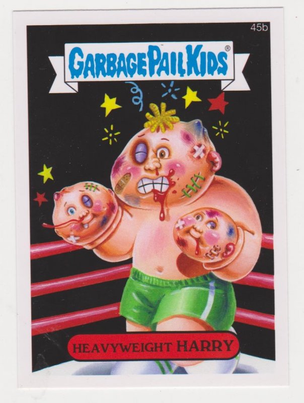 2015 Garbage Pail Kids #45b Heavyweight Harry