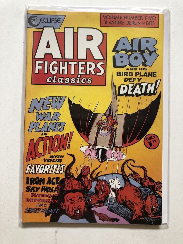 Air Fighters Classics Vols 3 + 5 Eclipse Comics 1988 Airboy And His Bird Plane 