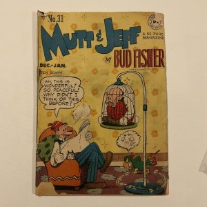 Mutt And Jeff 31. Rey Good- Vg- 3.5 Dc Comics 1947