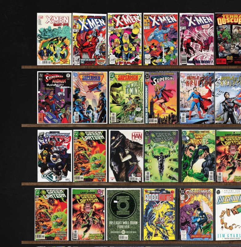 Huge Lot 150+ Comics with Green Lantern, Batman And Robin & More!
