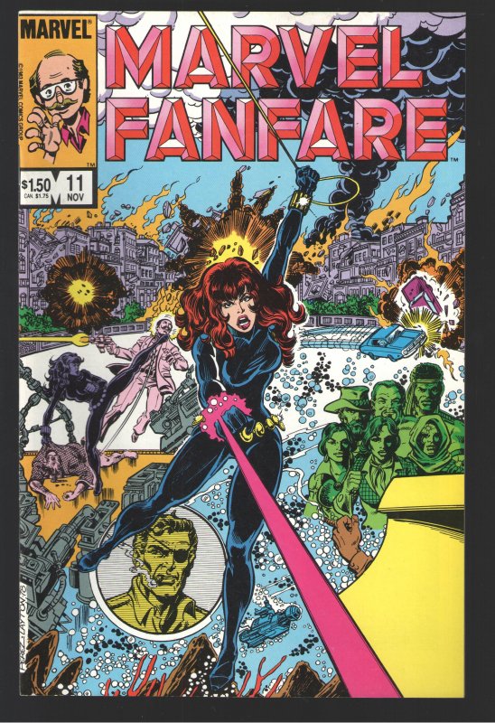 MARVEL FANFARE 11 NM 9.6- 9.8 1st IRON MAIDEN- BLACK WIDOW VILLAIN