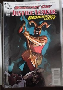 JUSTICE LEAGUE generation lost  # 13  2011 DC COMICS  maxwell lord checkmate