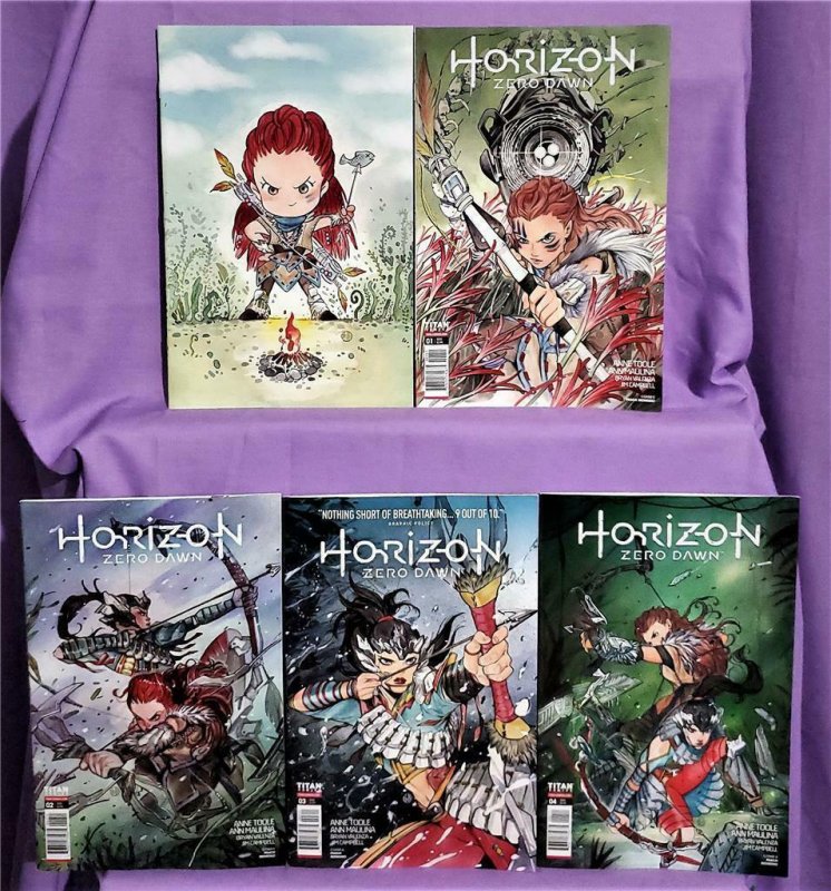 HORIZON ZERO DAWN #1 - 4 Peach MoMoKo Variant Cover Pack (Titan 2020)