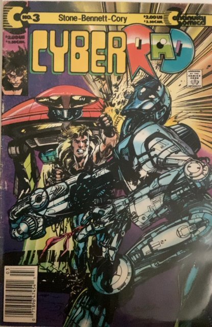 CyberRad #3 Newsstand Edition (1991)