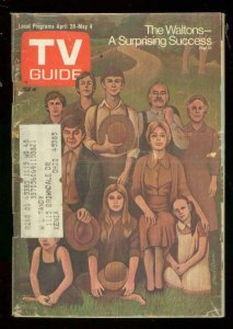TV Guide April 28 1973- Southern Ohio edition- The Waltons