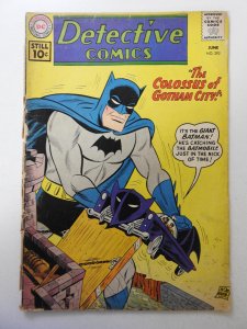 Detective Comics #292 FR Cover detached, 1/2 book-length cumulative spine split