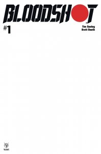 Bloodshot #1 2019 Blank Cover E Valiant Entertainment BL01