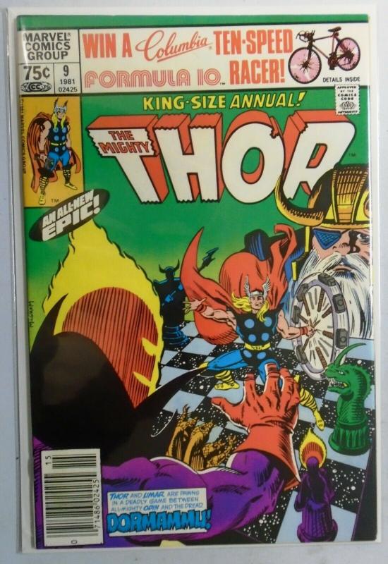 Thor (1st Series) Annual #9, Newsstand Edition 8.0/VF (1981)