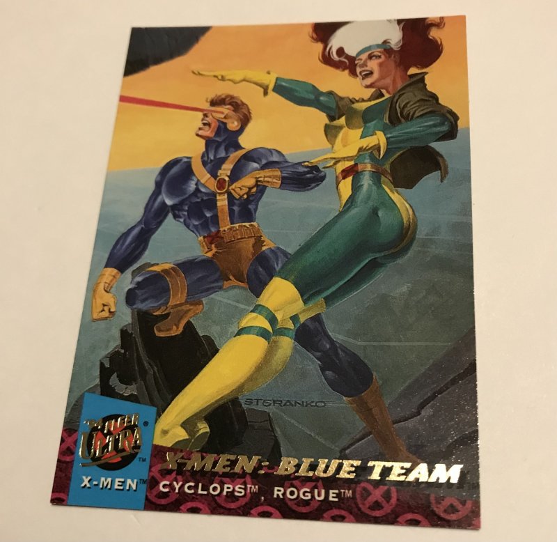 X-MEN BLUE TEAM #144 card : ‘94 FLEER ULTRA X-MEN, NM/M, Rouge & Cyclops