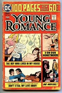 YOUNG ROMANCE #204 1975 vietnam war story-100 pages dc