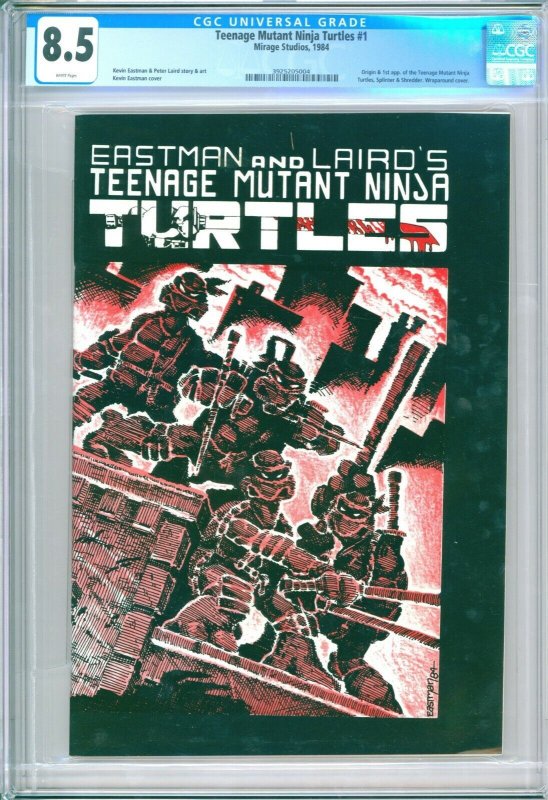 Teenage Mutant Ninja Turtles #1 CGC 8.5 1984  1st Printing unsigned, unpressed