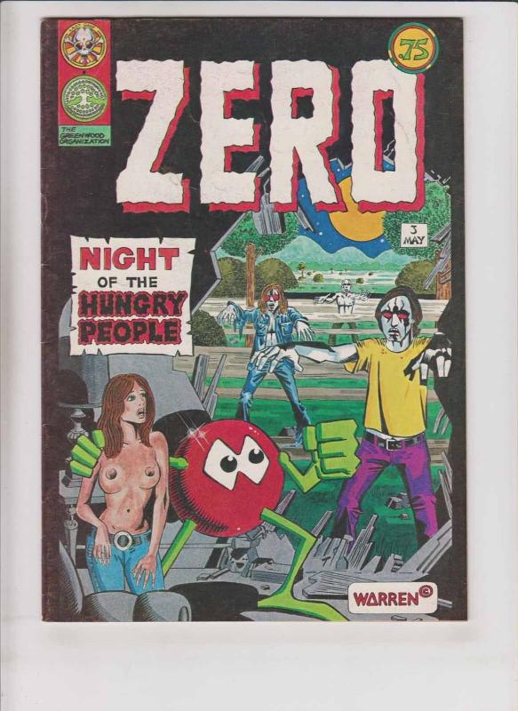 Zero Comics #3 FN (1st) print PETE VON SHOLLY last gasp underground comix