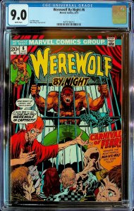 Werewolf by Night #6 (1973) - CGC 9.0 - Cert#4475196012