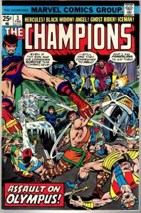 CHAMPIONS 3 VF Feb. 1976 COMICS BOOK