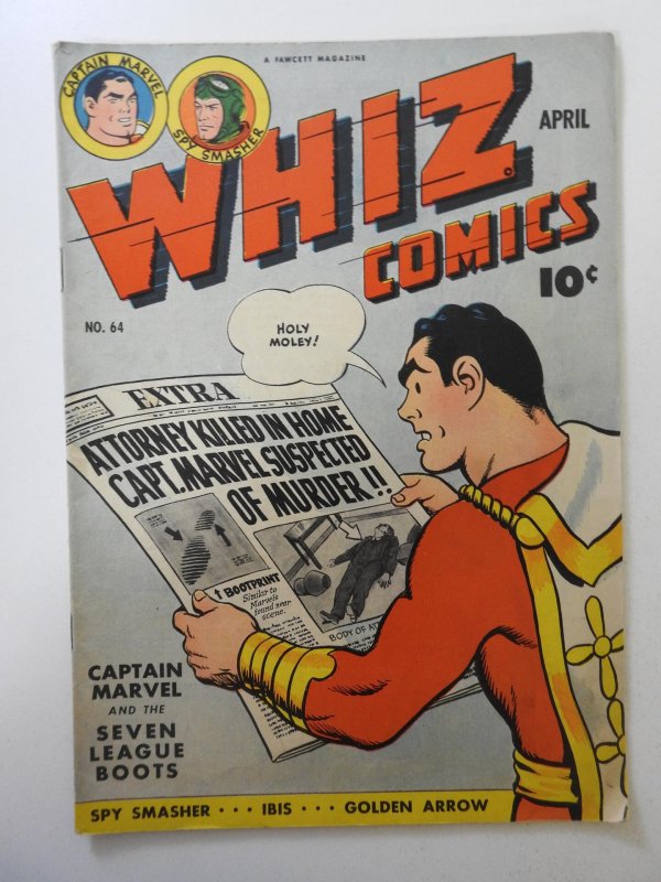 Whiz Comics #64 (1945) VG/FN Condition!