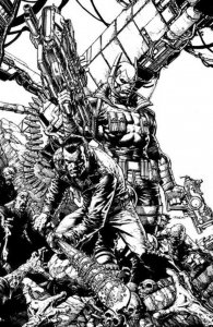 Walking Dead Deluxe #124 Cover E David Finch Youngblood Team Up Black & White Fu