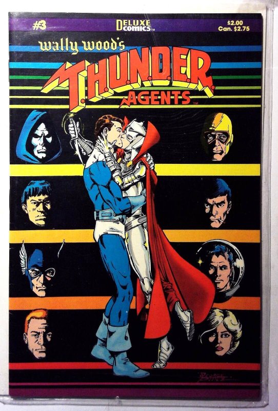 Wally Wood's T.H.U.N.D.E.R. Agents #3 (1985) Deluxe Comics 1st Print Comic Book