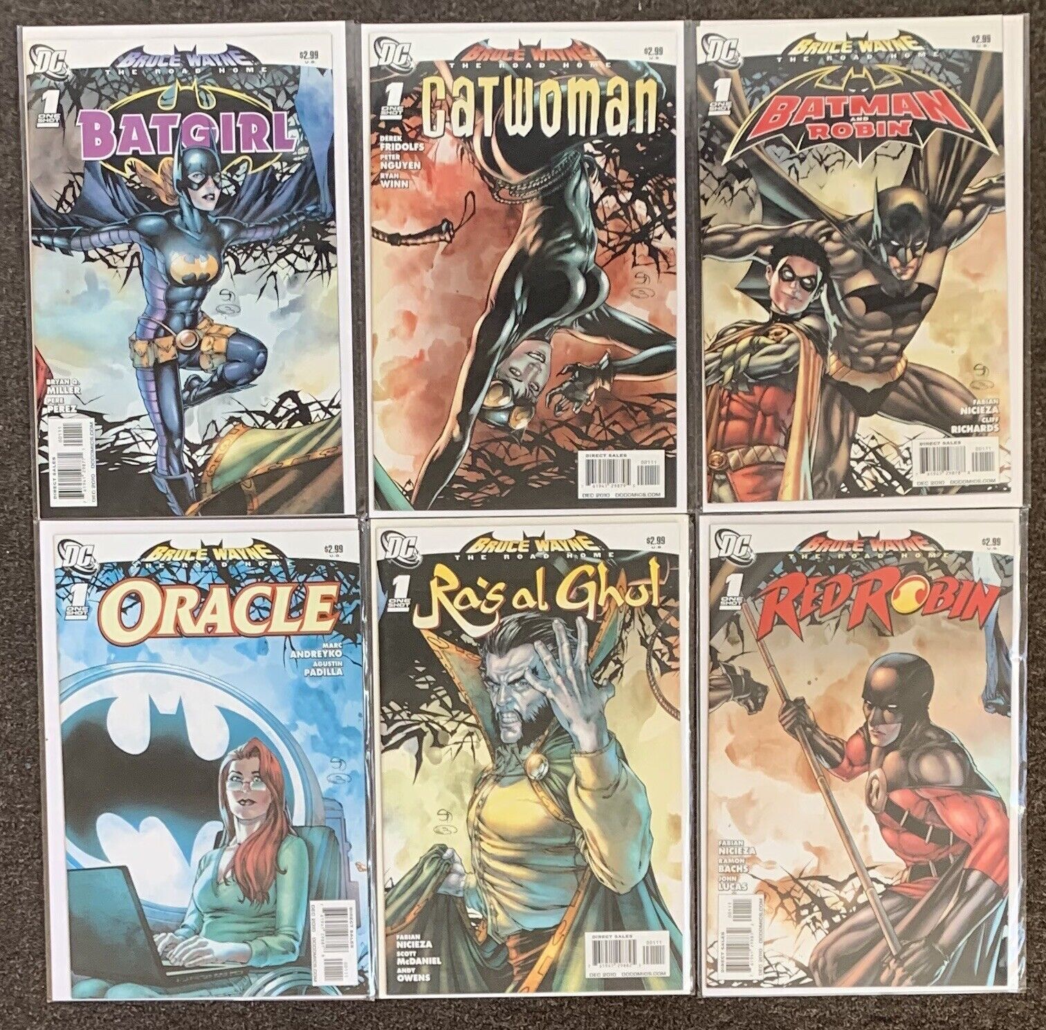 6 Bruce Wayne The Road Home #1 One-Shots Batgirl Oracle Red Robin Catwoman  DC Nm | Comic Books - Modern Age, Red Robin / HipComic