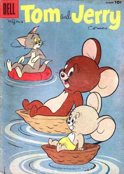 Tom And Jerry Comics #169 VG ; Dell | low grade comic August 1958 MGM river tubi