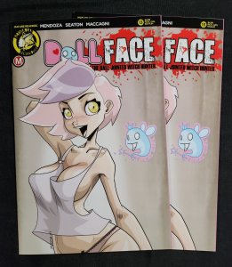 Dollface 2PC #13 - Dan Mendoza Real Girl + Real Girl Risque Variant (9.2ob) 2018