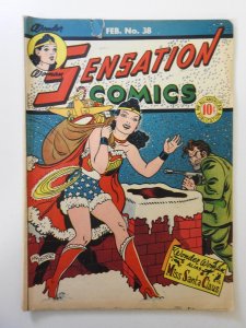 Sensation Comics #38 (1945) VG+ Condition!