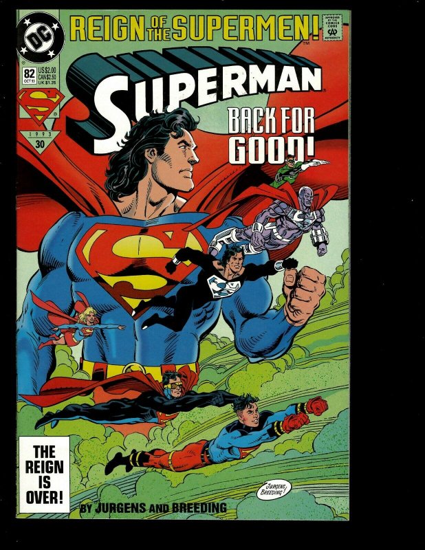 12 Superman DC Comics #64 82 84 85 86 87 88 89 90 91 92 93 Batman Krypton J409