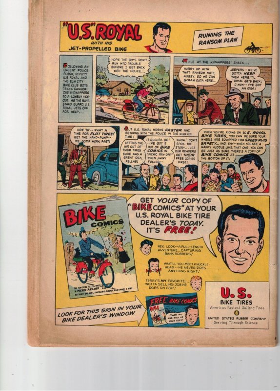 Gang Busters #10 (1949) VG+ Affordable-Grade Police vs Gangster cover Golden-Age