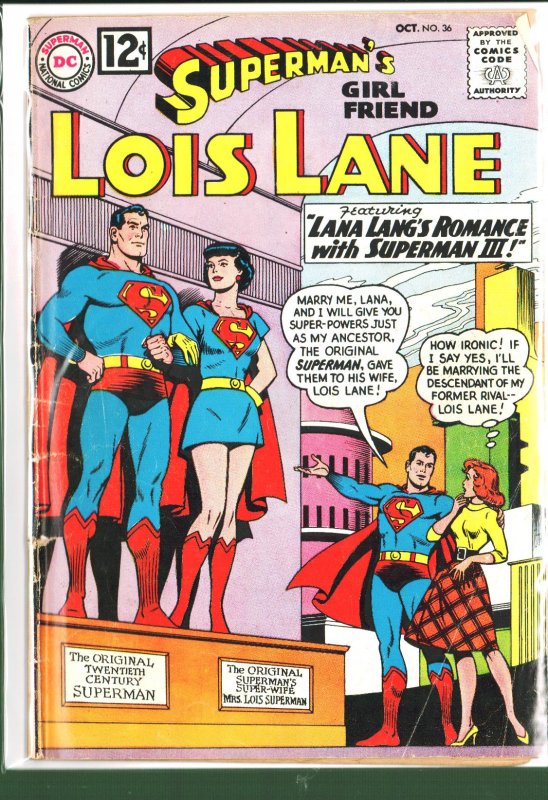 Superman's Girl Friend, Lois Lane #36 (1962)