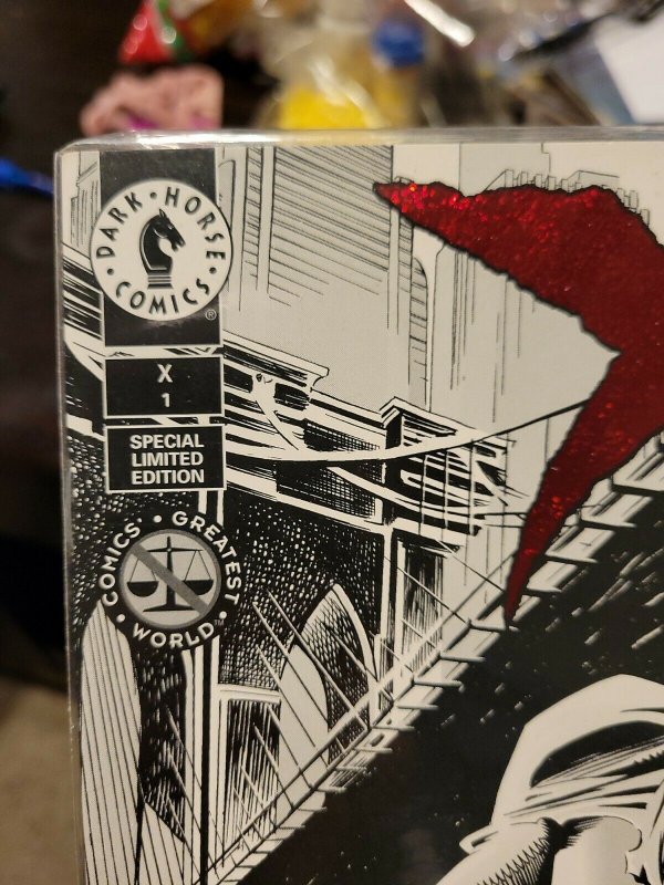 Comics Greatest World X 1 Special Limited Edition B&W Cover W/ Red Foil Letters