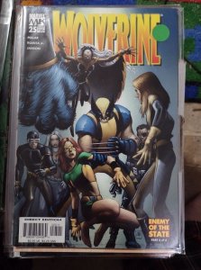 WOLVERINE # 25 2005  MARVEL  enemy of the state pt 4 mark millar  HAND x-men